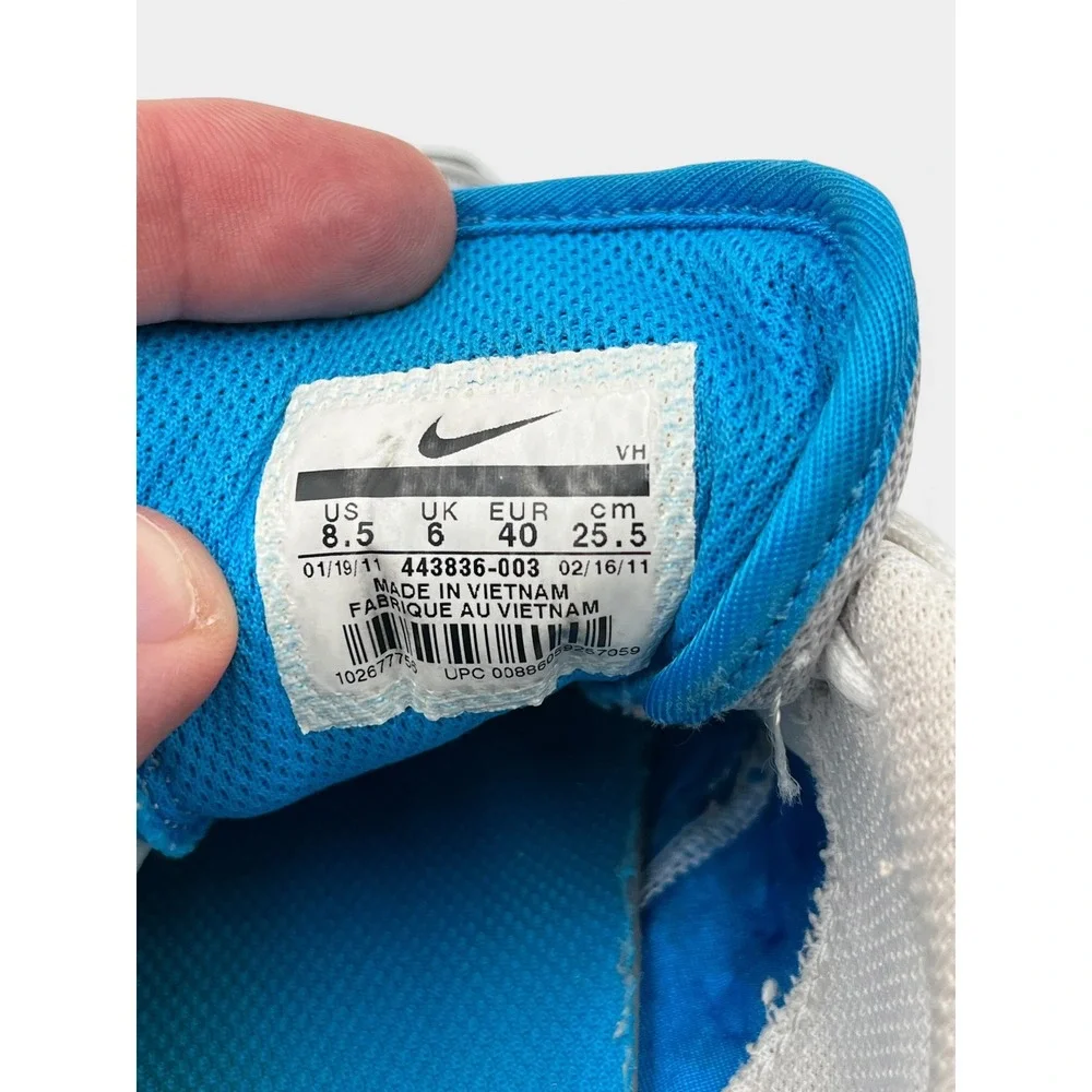 Nike Flex TR Running Shoes Grey Blue Womens 8.5 Low Top Sneakers 443836-003 - Picture 8 of 8